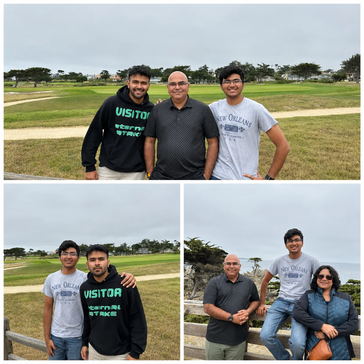 Dr. Gaurav Narang with family outdoors